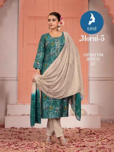 Kaya Morni Vol-5 Chanderi Readymade Suit (8 pcs Catalogue)