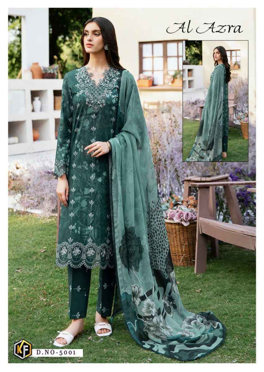 Keval Fab Al Azra Vol 5 Cotton Dress Material 6 pcs Catalogue