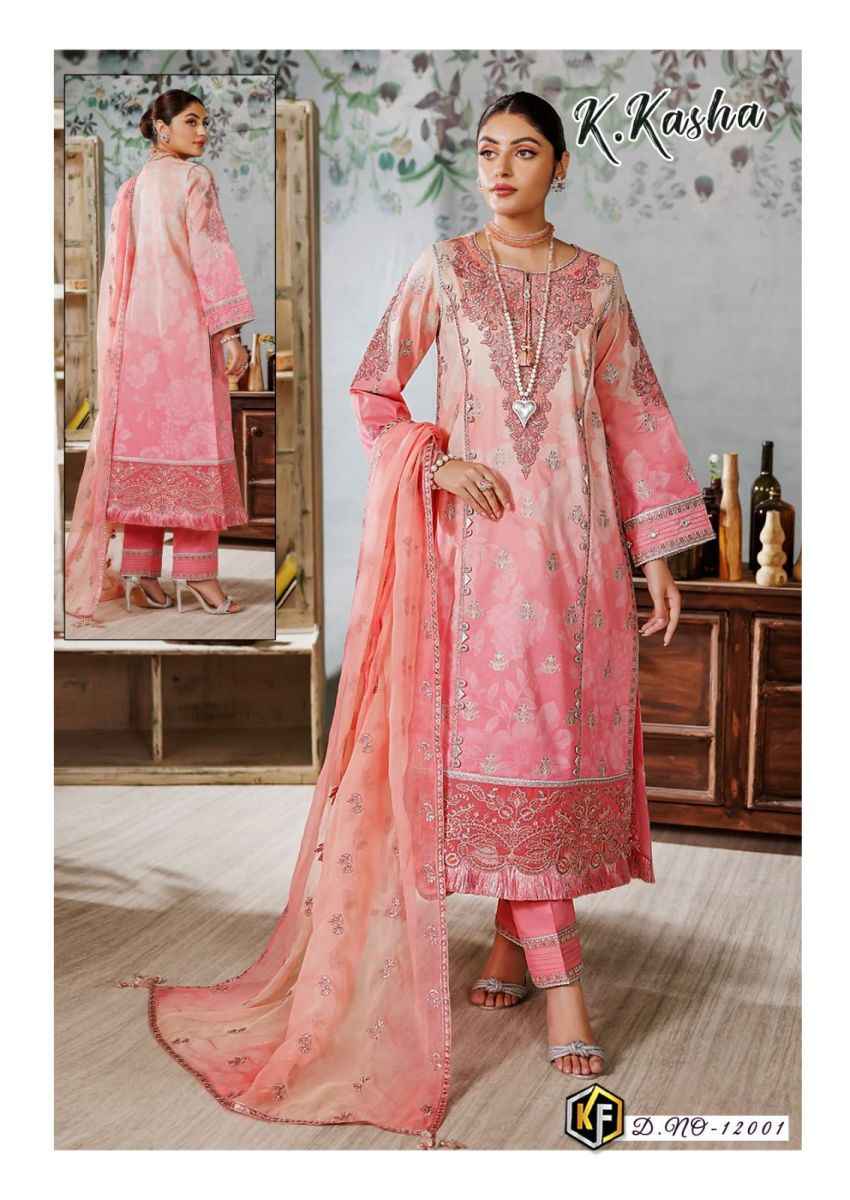 Keval Fab K Kasha Vol-12 Cotton Dress Material (6 pc Cataloge)