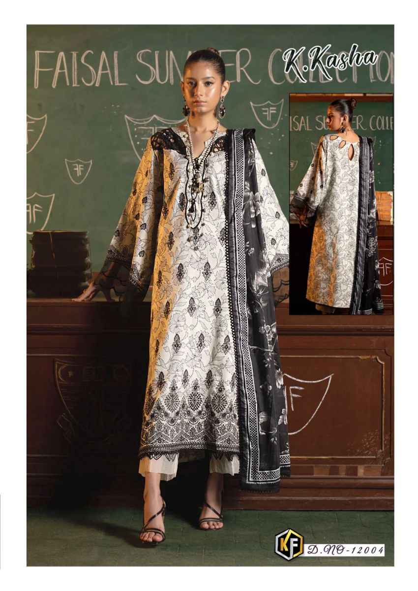 Keval Fab K Kasha Vol-12 Cotton Dress Material (6 pc Cataloge)