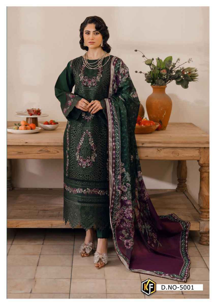 Keval Fab Soha Nazir Luxury Vol-5 Cotton Dress Material (6 pcs Catalogue)