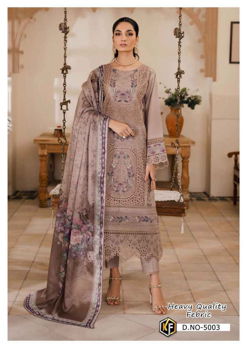 Keval Fab Soha Nazir Luxury Vol-5 Cotton Dress Material (6 pcs Catalogue)