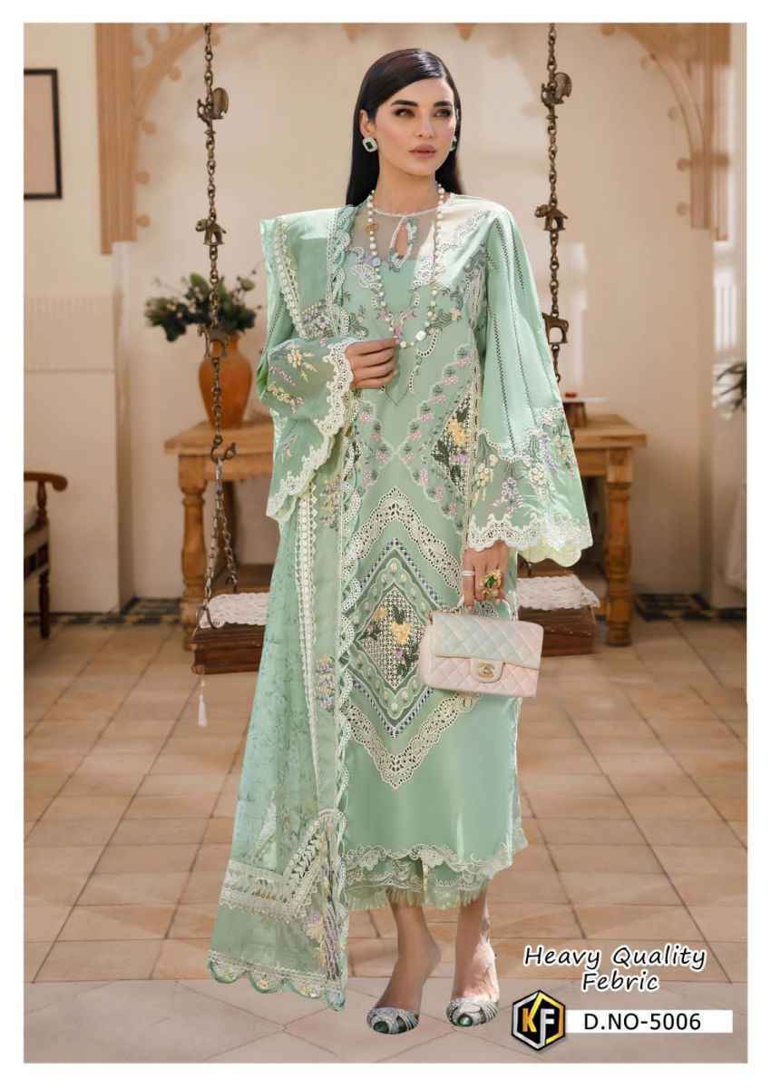 Keval Fab Soha Nazir Luxury Vol-5 Cotton Dress Material (6 pcs Catalogue)