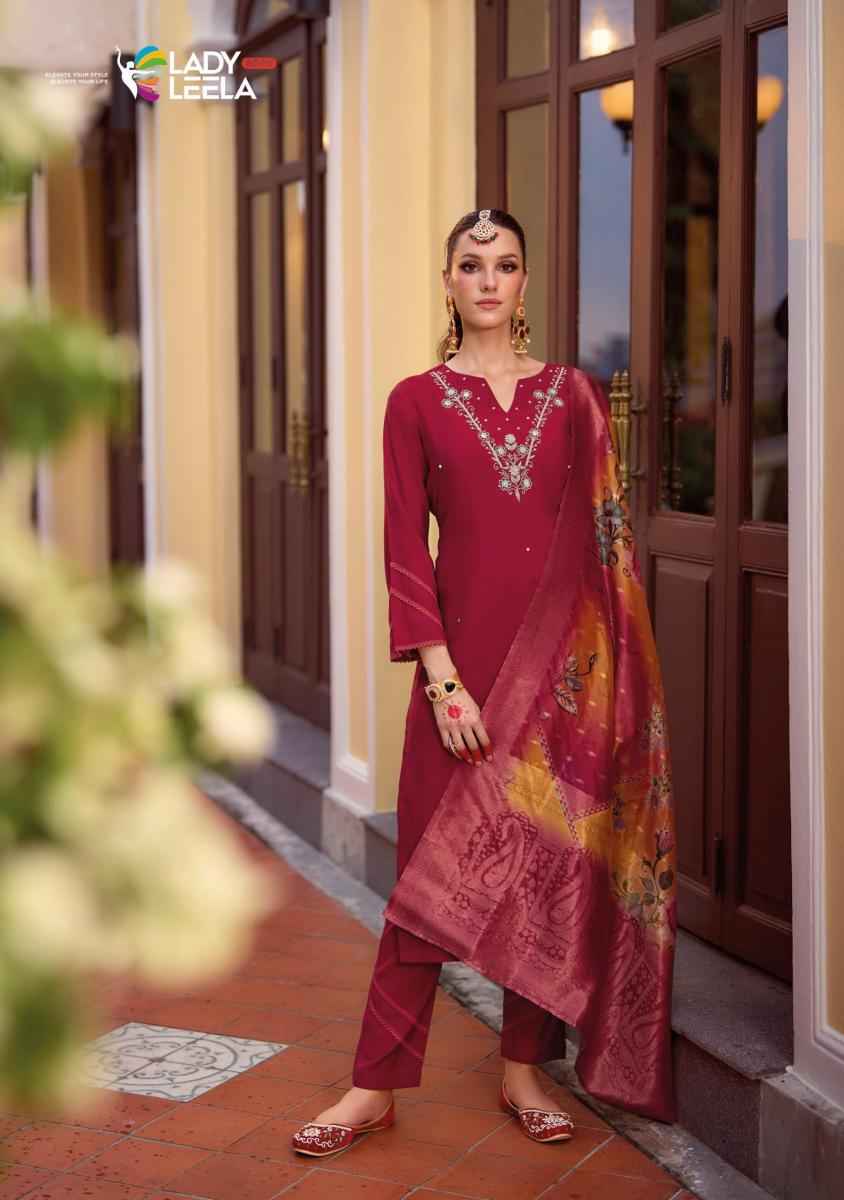 Lady Leela Suhagan Karwa Chauth Special Readymade Suit (4 Pc Catalog)