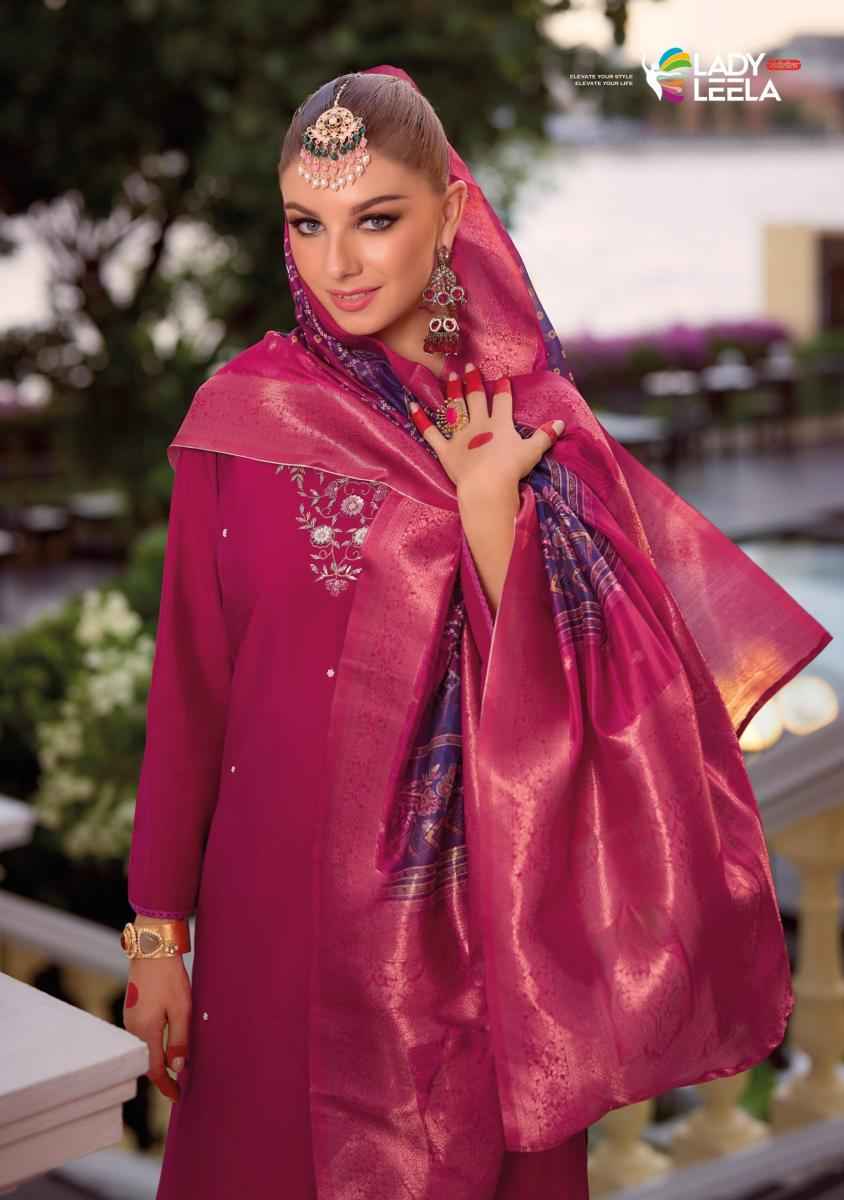 Lady Leela Suhagan Karwa Chauth Special Readymade Suit (4 Pc Catalog)