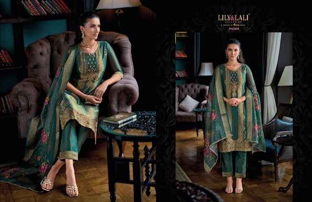 Lily & Lali Faridan Banarasi Silk Kurti Combo 6 pcs Catalogue