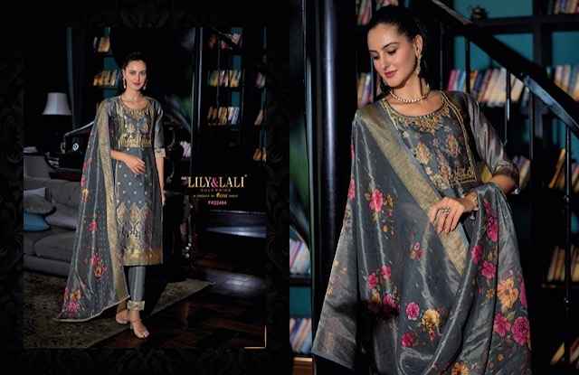 Lily & Lali Faridan Banarasi Silk Kurti Combo 6 pcs Catalogue