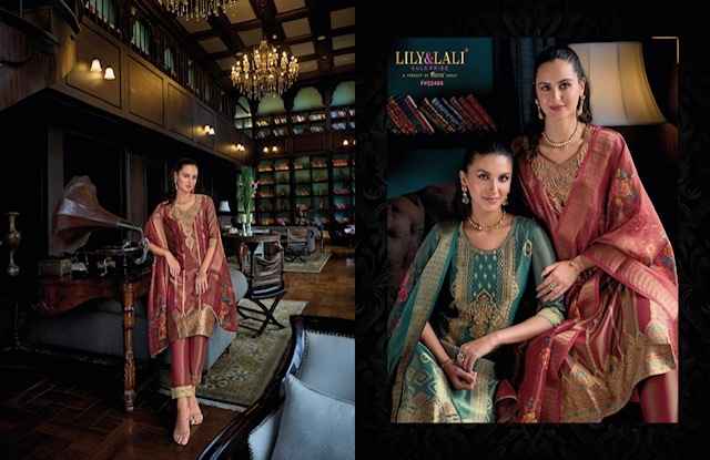 Lily & Lali Faridan Banarasi Silk Kurti Combo 6 pcs Catalogue