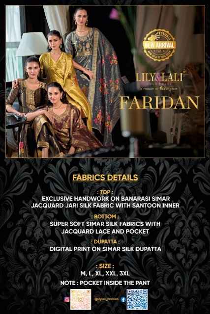 Lily & Lali Faridan Banarasi Silk Kurti Combo 6 pcs Catalogue