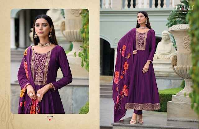 Lily & Lali Mallikajaan Silk Readymade Suit (6 pcs Catalogue)