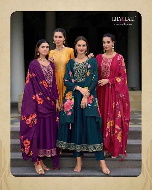 Lily & Lali Mallikajaan Silk Readymade Suit (6 pcs Catalogue)