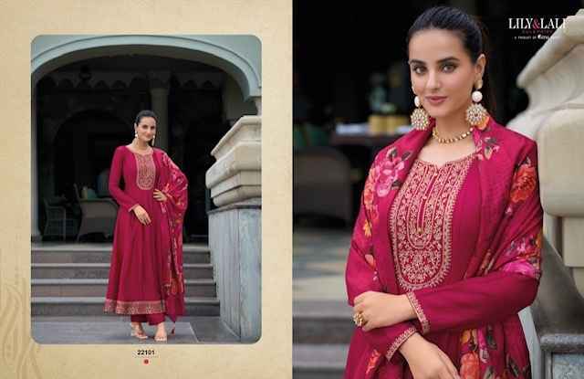 Lily & Lali Mallikajaan Silk Readymade Suit (6 pcs Catalogue)