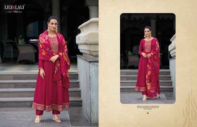 Lily & Lali Mallikajaan Silk Readymade Suit (6 pcs Catalogue)