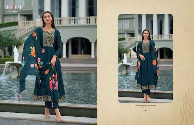 Lily & Lali Mallikajaan Silk Readymade Suit (6 pcs Catalogue)