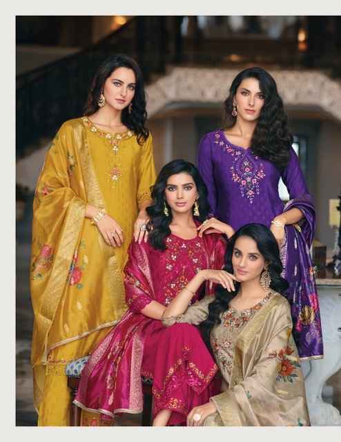 Lily & Lali Rubab Viscose Silk Readymade Suit (6 pcs Catalogue)