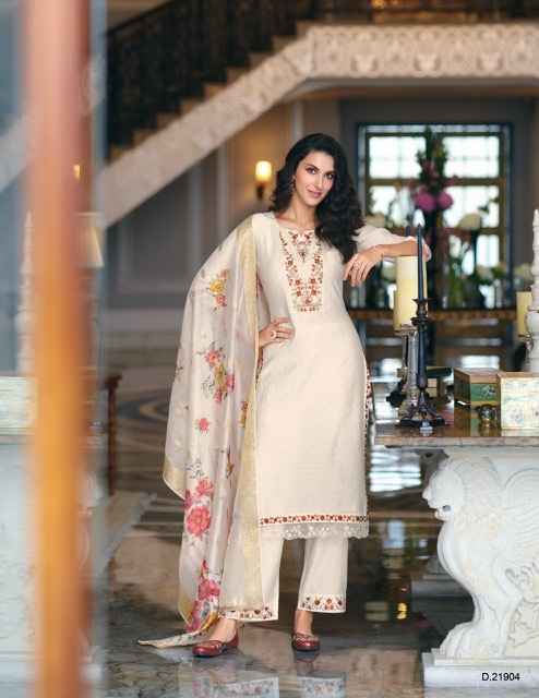 Lily & Lali Rubab Viscose Silk Readymade Suit (6 pcs Catalogue)