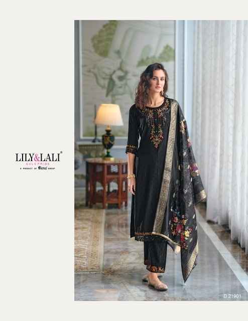 Lily & Lali Rubab Viscose Silk Readymade Suit (6 pcs Catalogue)