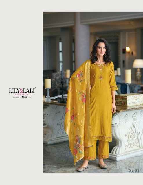 Lily & Lali Rubab Viscose Silk Readymade Suit (6 pcs Catalogue)