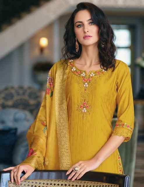 Lily & Lali Rubab Viscose Silk Readymade Suit (6 pcs Catalogue)