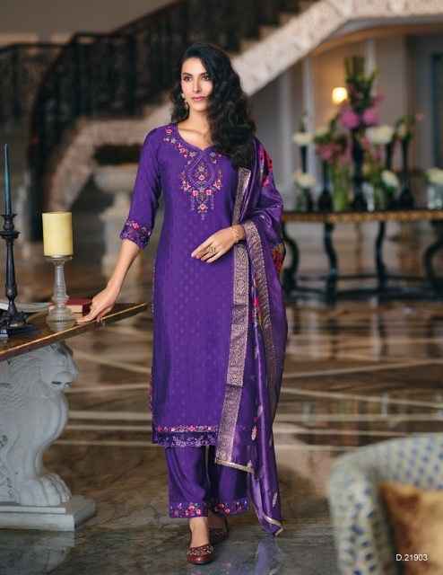 Lily & Lali Rubab Viscose Silk Readymade Suit (6 pcs Catalogue)