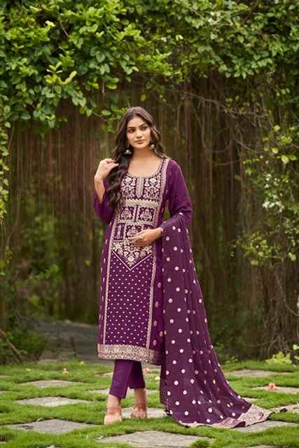 Ossm Banarasi Viscose Readymade Suit (6 pcs Catalogue)