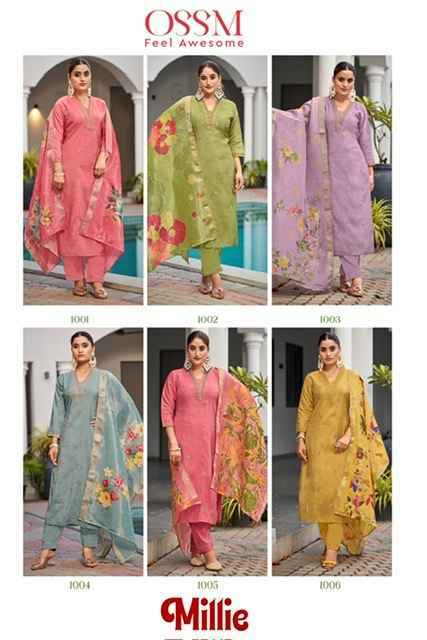 Ossm Millie Roman Simmer Readymade Suit (6 pcs Catalogue)