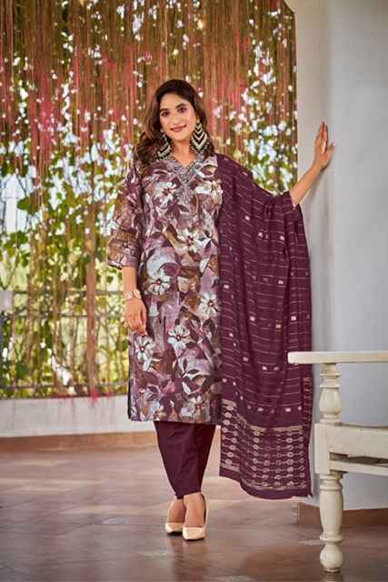 Ossm Muskan Vol-5 Chanderi Readymade Suit (6 pcs Catalogue)