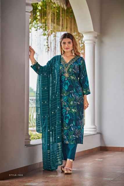 Ossm Muskan Vol-5 Chanderi Readymade Suit (6 pcs Catalogue)