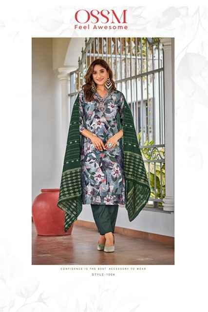 Ossm Muskan Vol-5 Chanderi Readymade Suit (6 pcs Catalogue)