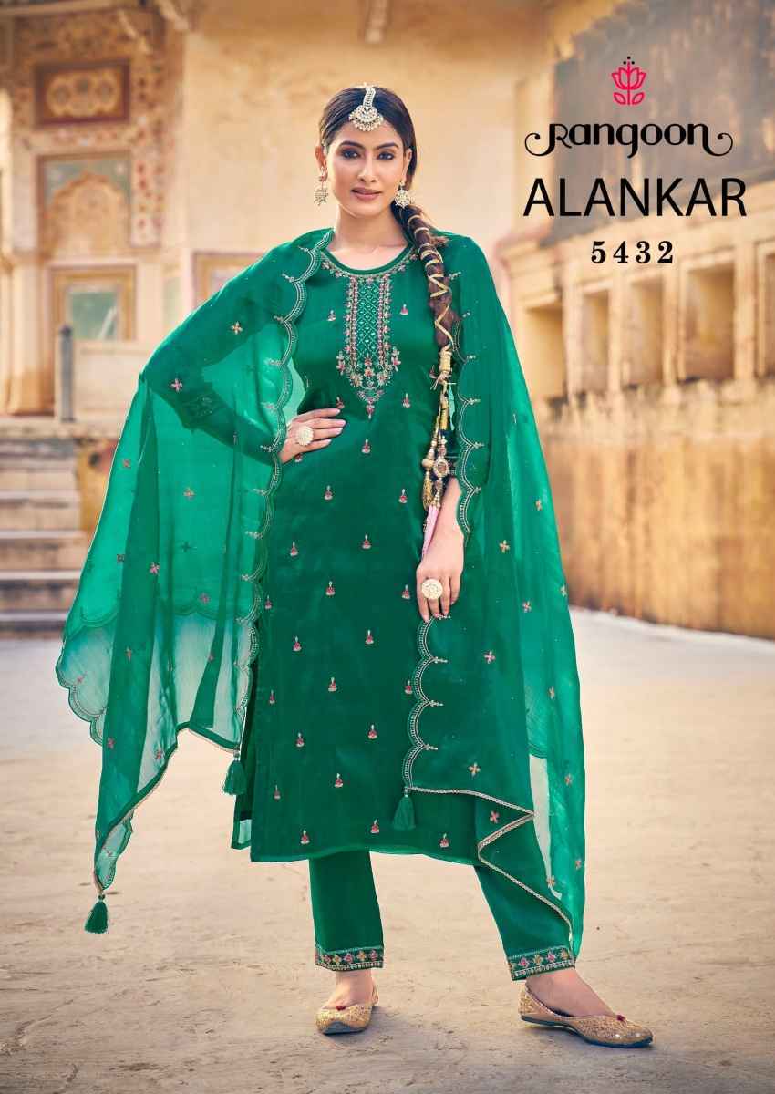 Rangoon Alankar Silk Readymade Suit (4 pcs Catalogue)