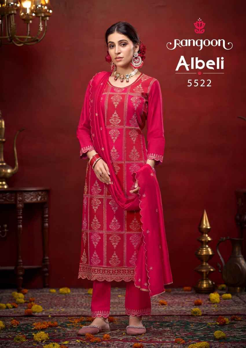 Rangoon Albeli Silk Readymade Suit (2 pcs Catalogue)