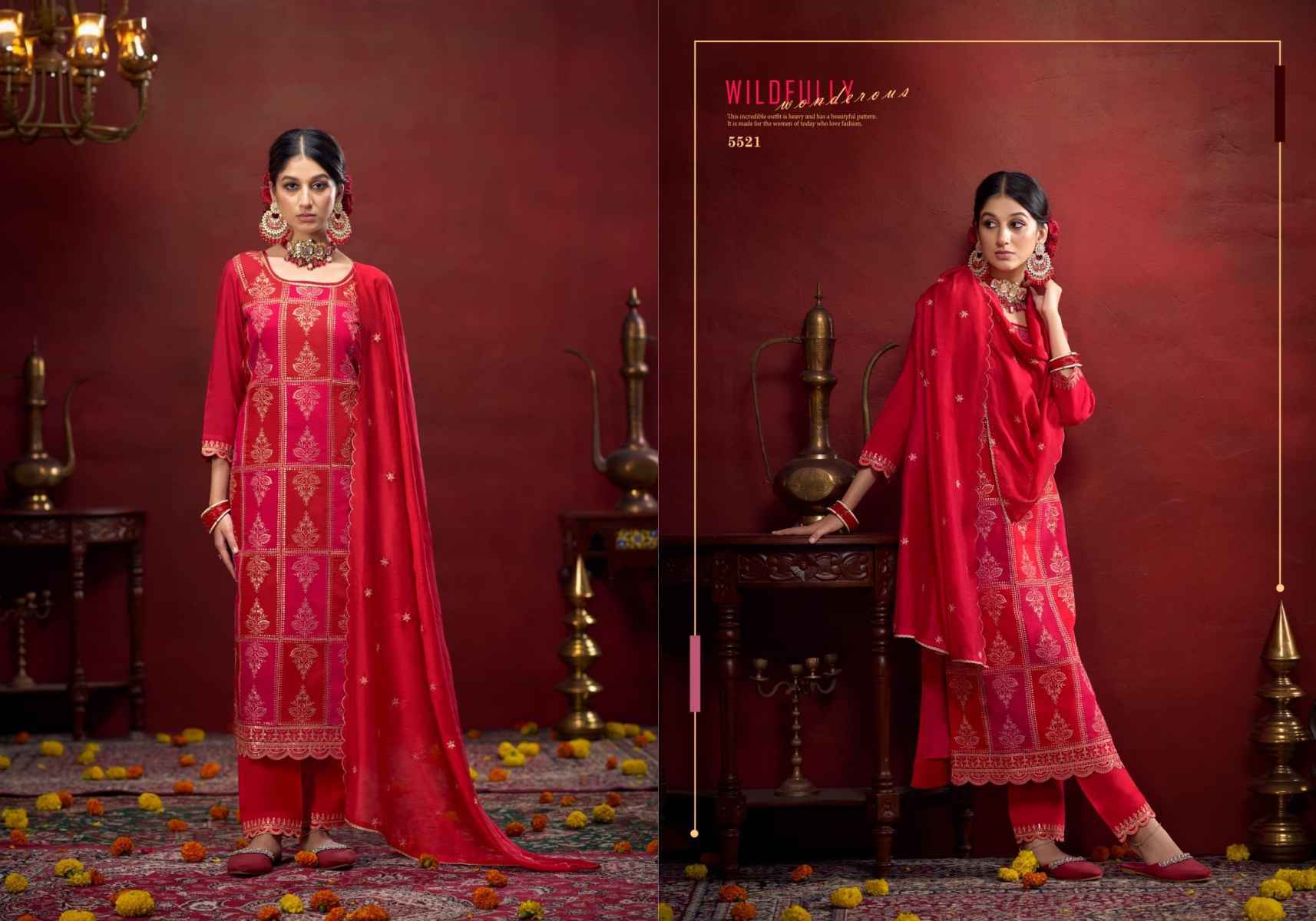 Rangoon Albeli Silk Readymade Suit (2 pcs Catalogue)