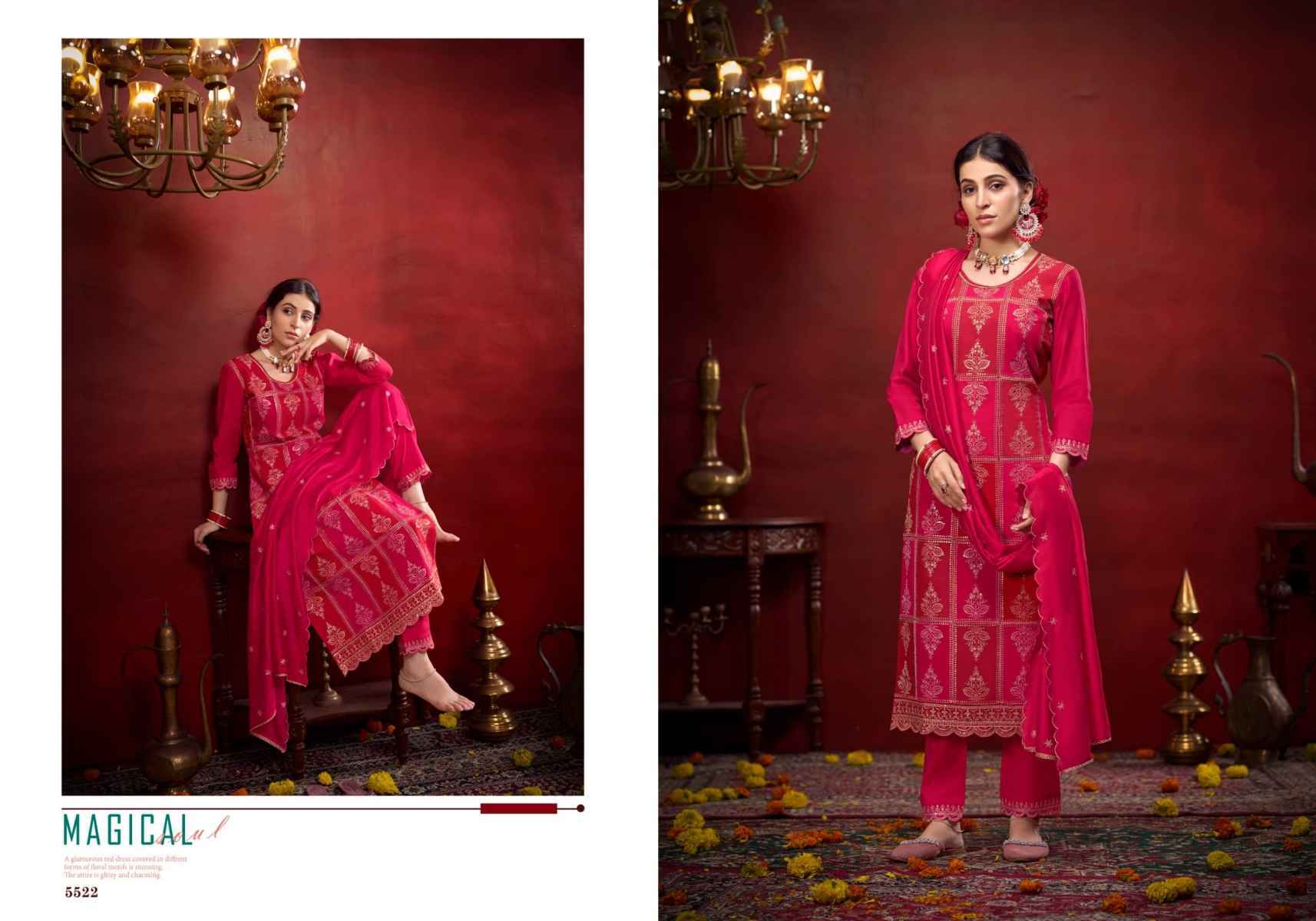 Rangoon Albeli Silk Readymade Suit (2 pcs Catalogue)