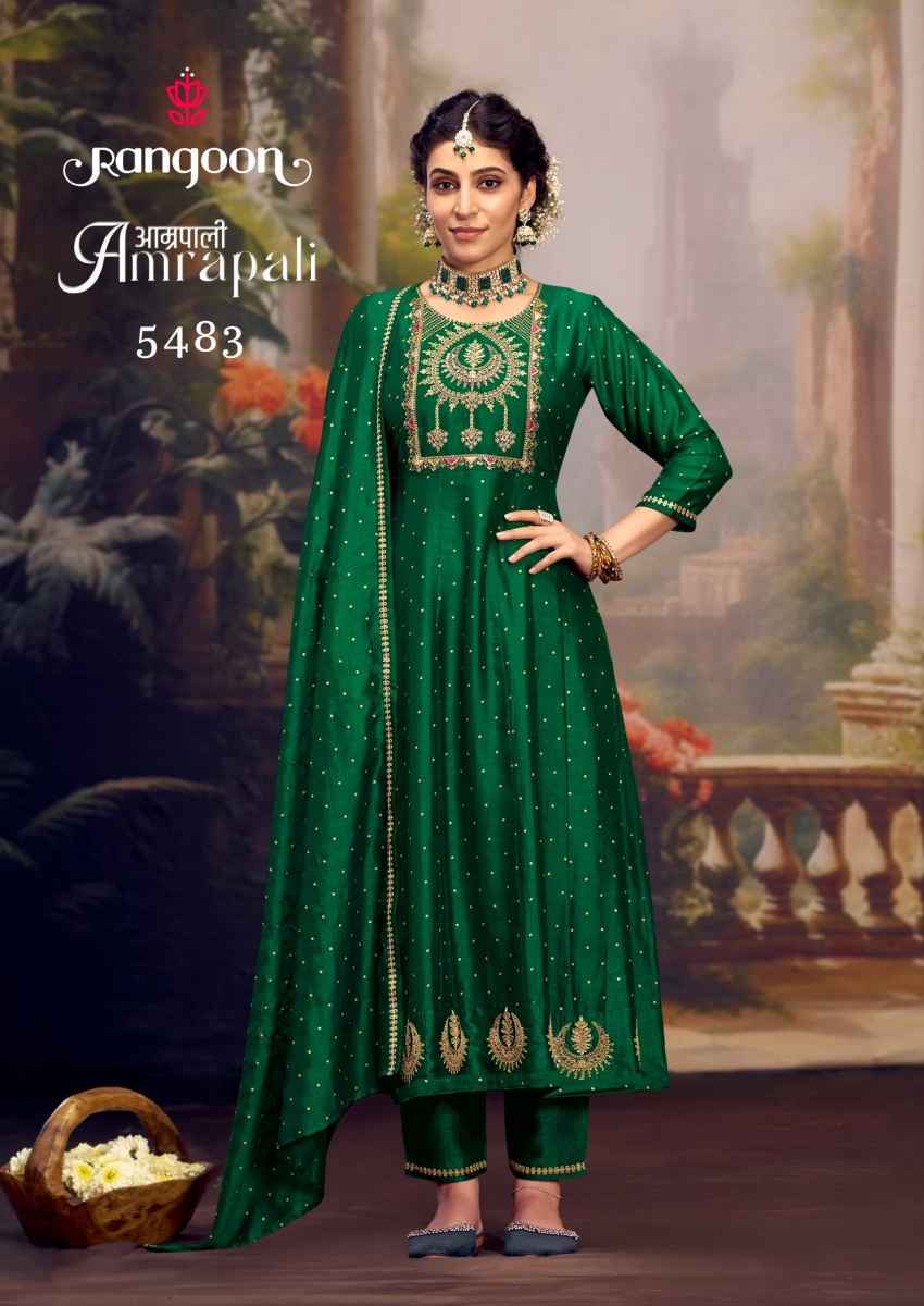 Rangoon Amrapali Silk Readymade Suit (4 pcs Catalogue)