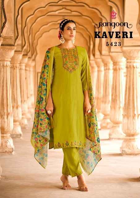 Rangoon Kaveri Viscose Readymade Suit (6 pcs Catalogue)