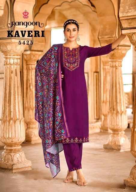 Rangoon Kaveri Viscose Readymade Suit (6 pcs Catalogue)