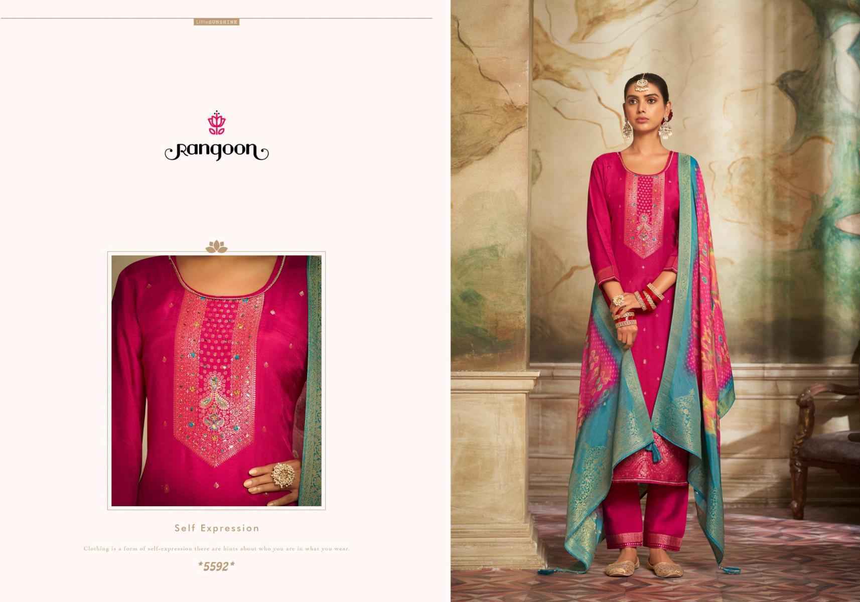 Rangoon Meghana Vol-2 Jacquard Readymade Suit (4 pcs Catalogue)