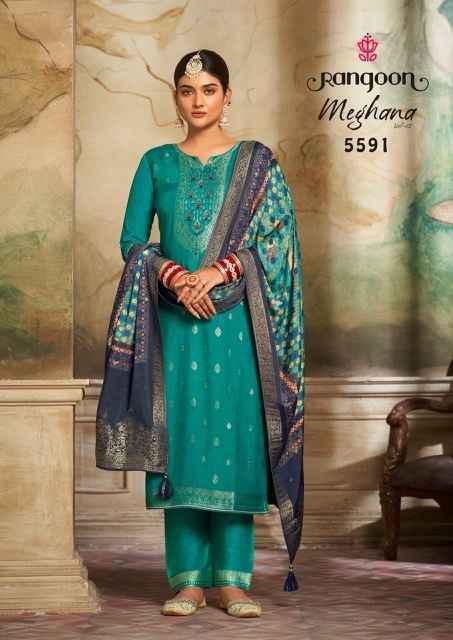 Rangoon Meghana Vol-2 Jacquard Readymade Suit (4 pcs Catalogue)