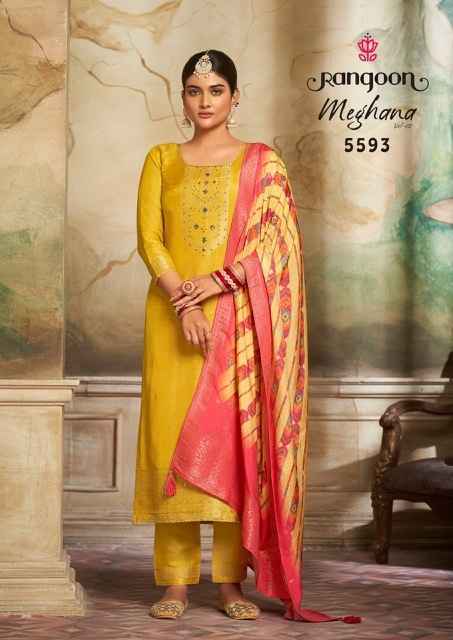 Rangoon Meghana Vol-2 Jacquard Readymade Suit (4 pcs Catalogue)