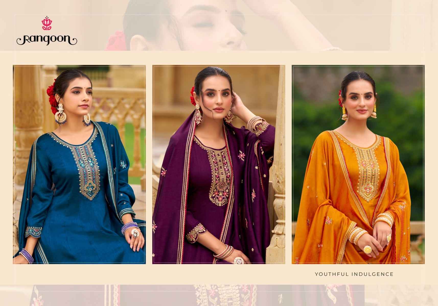 Rangoon Rihaana Vol-2 Silk Readymade Suit (4 pcs Catalogue