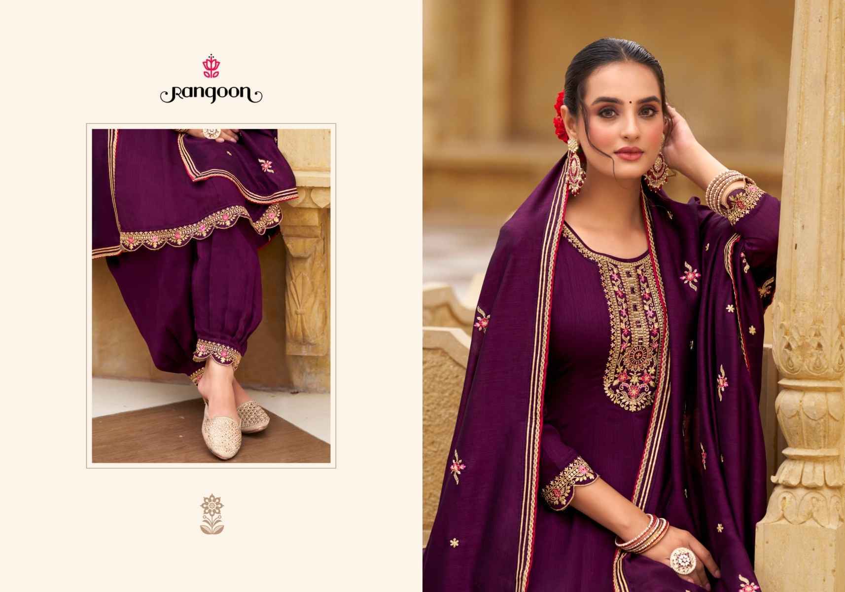 Rangoon Rihaana Vol-2 Silk Readymade Suit (4 pcs Catalogue