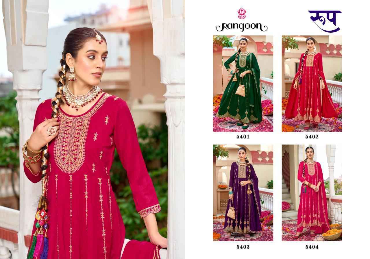 Rangoon Roop Silk Readymade Suit (4 pcs Catalogue)