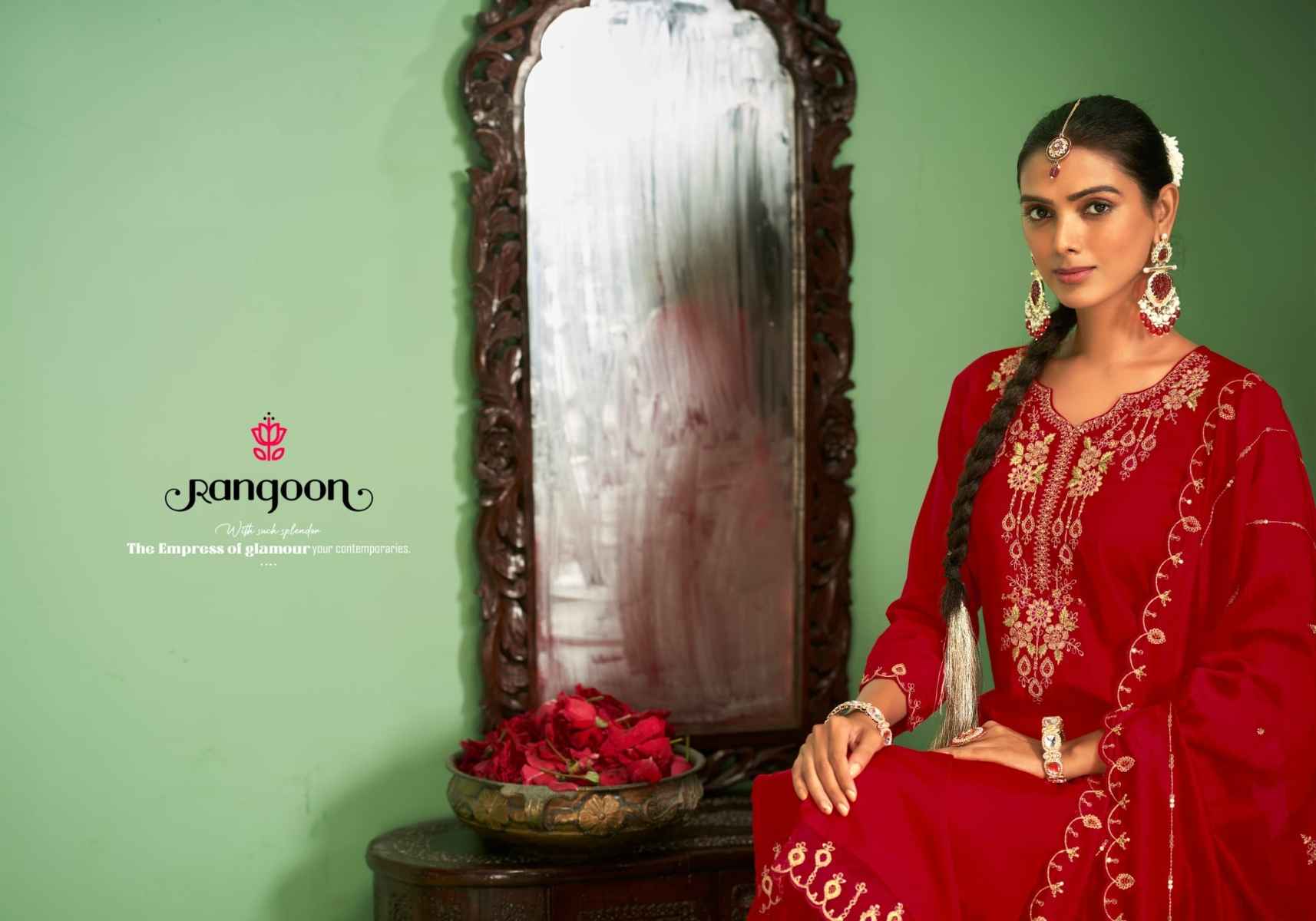 Rangoon Triveni Silk Readymade Suit (4 pcs Catalogue)