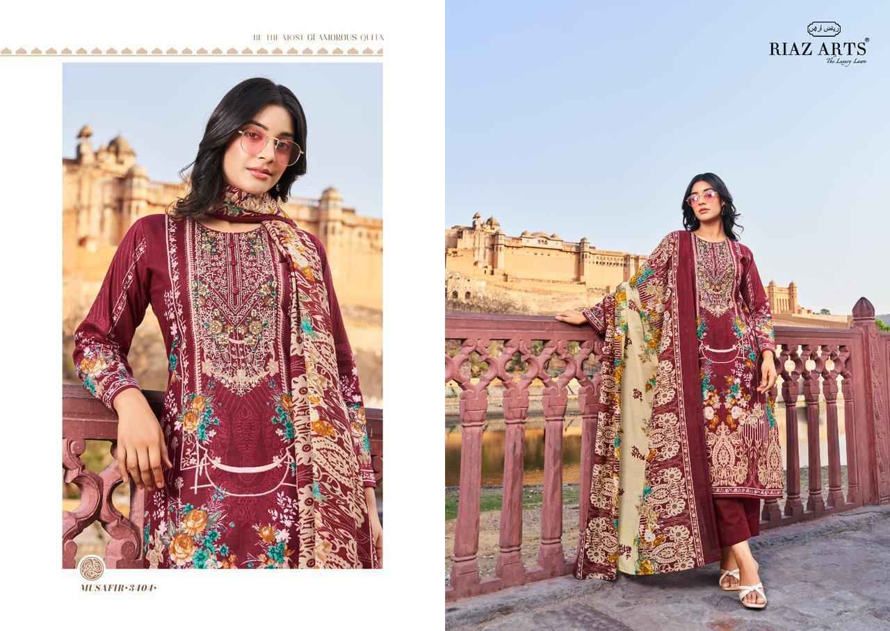 Riaz Arts Musafir Vol 7 Lawn Cotton Dress Material 6 pcs Catalogue