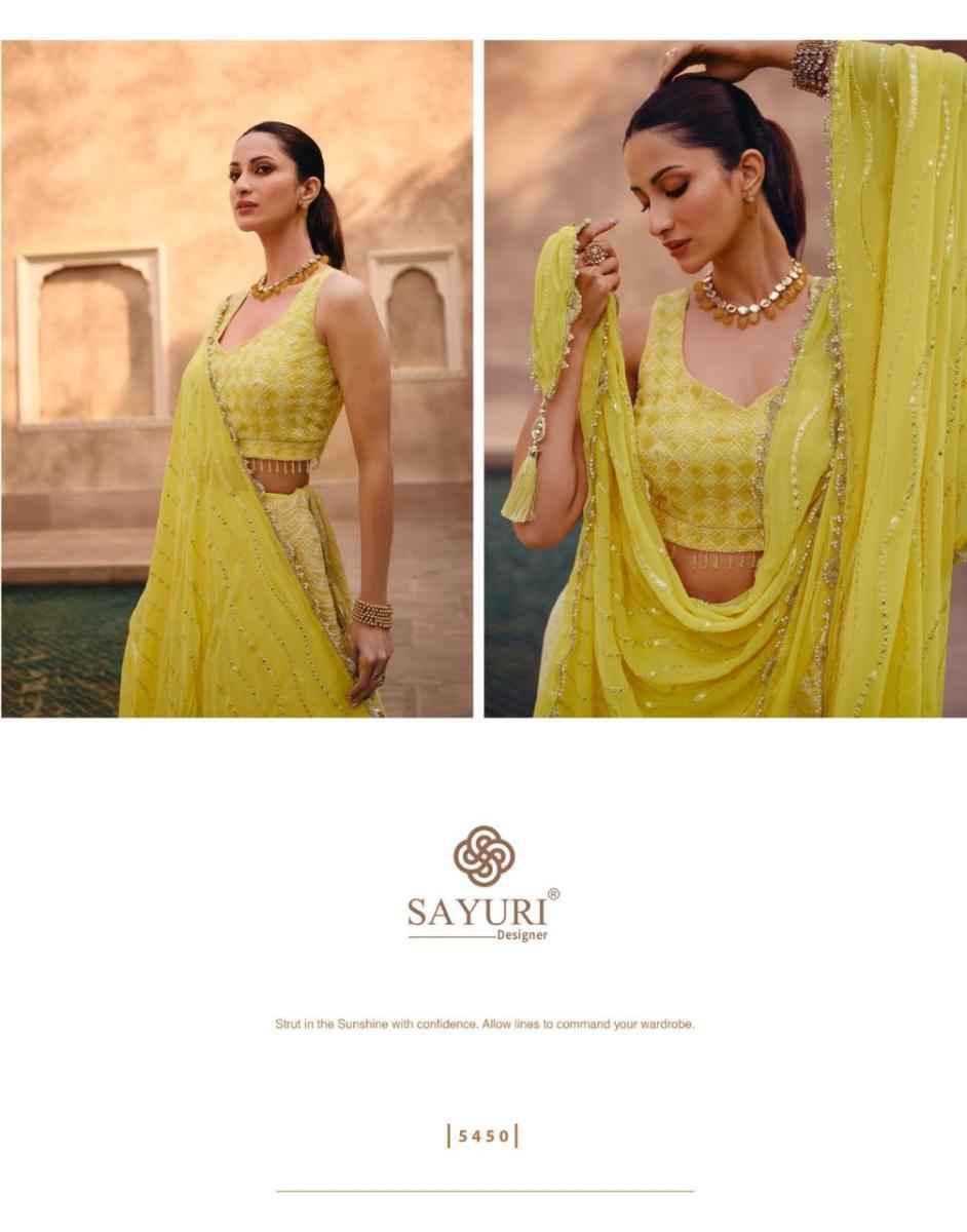 Sayuri Designer Saniya Readymade Georgette Dress 2 pcs Catalogue