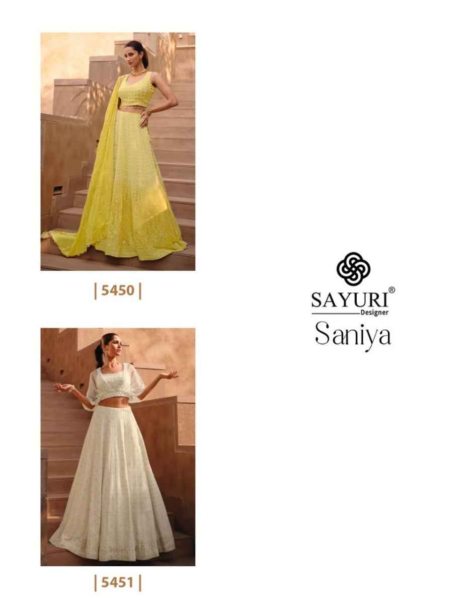 Sayuri Designer Saniya Readymade Georgette Dress 2 pcs Catalogue