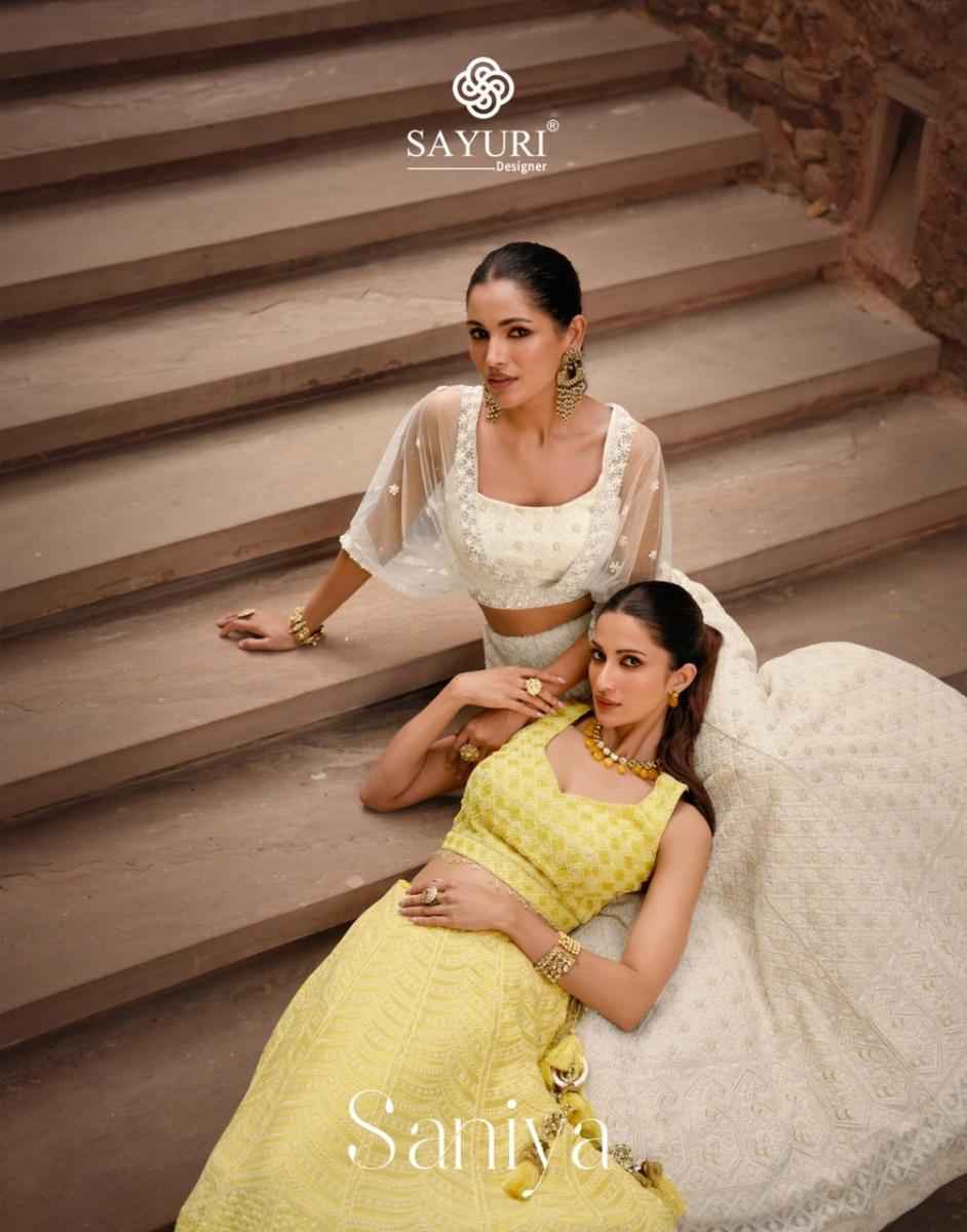 Sayuri Designer Saniya Readymade Georgette Dress 2 pcs Catalogue