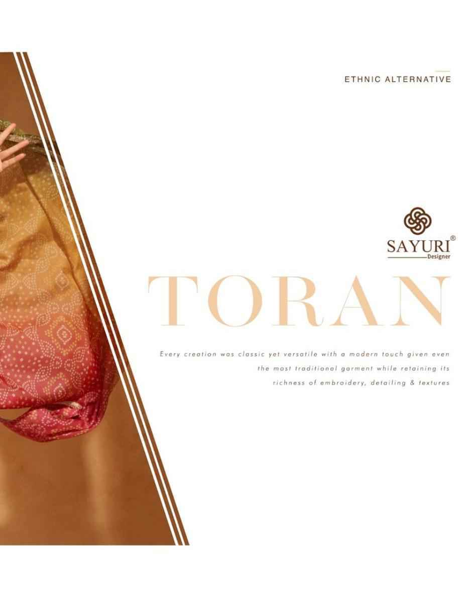 Sayuri Designer Toran Simar Viscose Readymade Dress (2 pcs Catalogue)