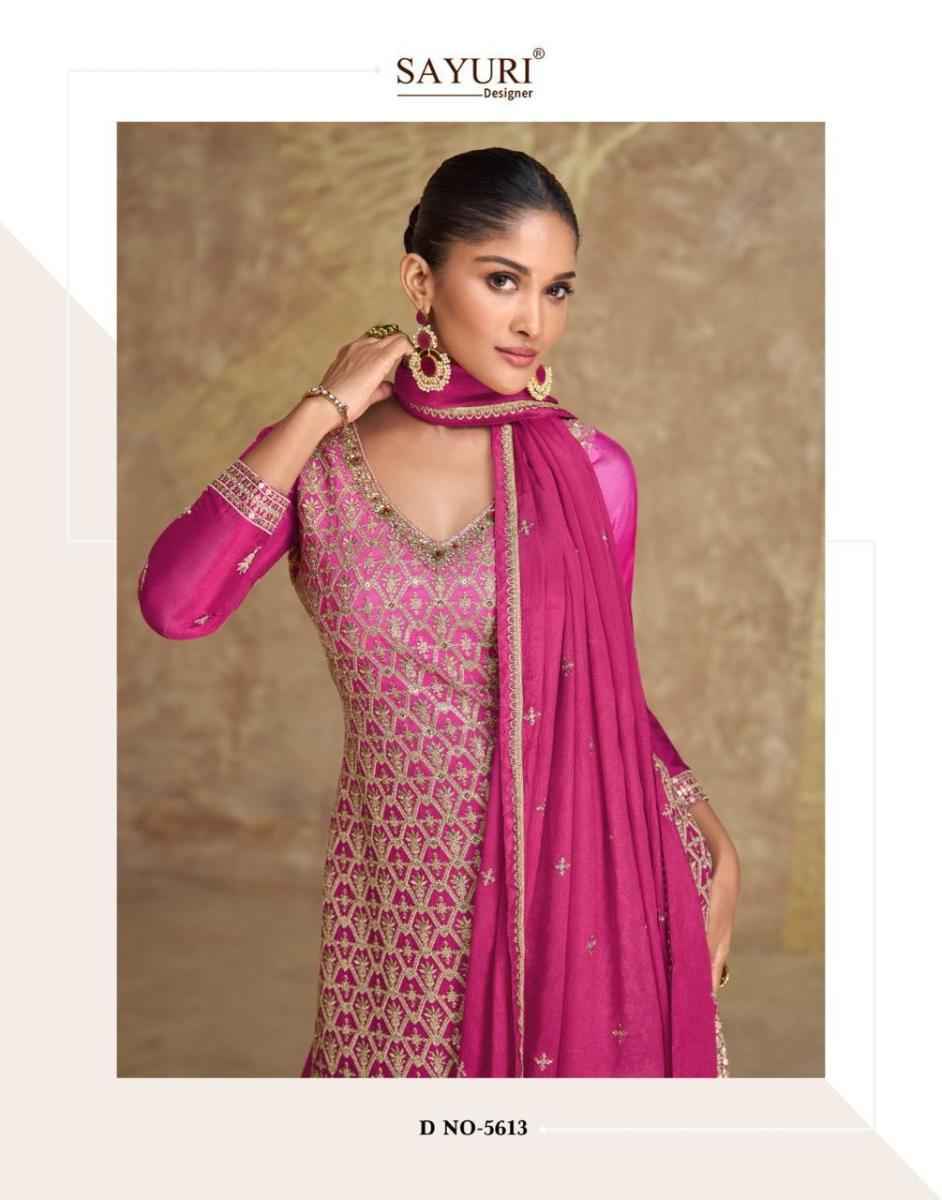 Sayuri Designer Vihani Readymade Chinon Silk Dress 2 pcs Catalogue