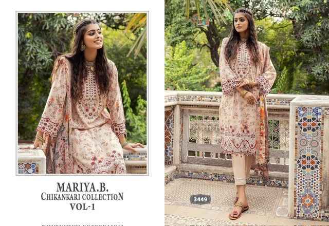 Shree Fabs Mariya B Chikankari Collection Vol-1 Cotton Dress Material (6 pcs Catalogue)